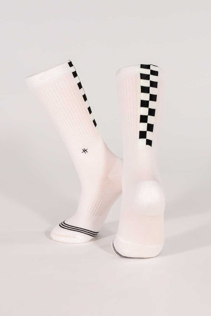 Socks Damero Blanco Negro - Image 4