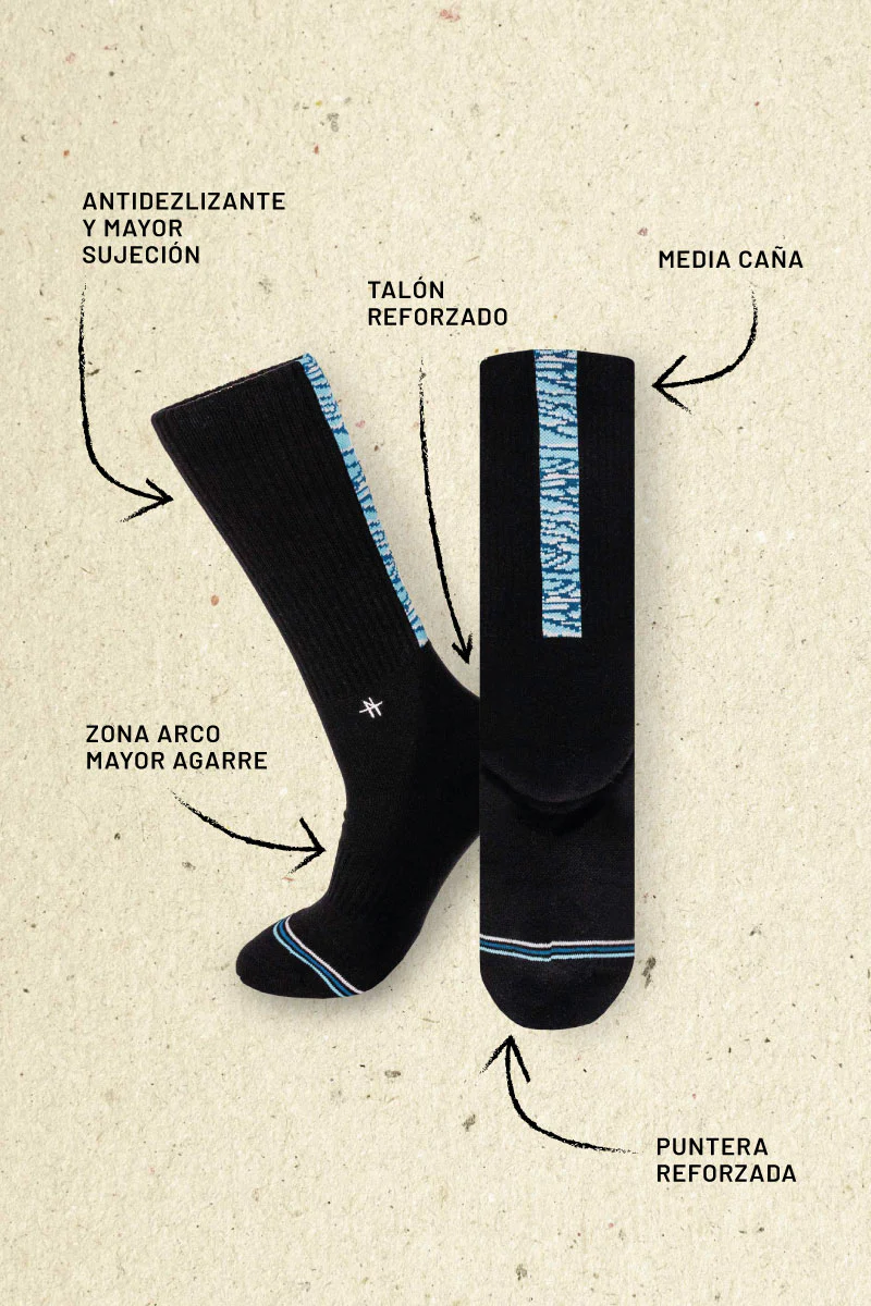 Socks Ondas Azul - Image 4