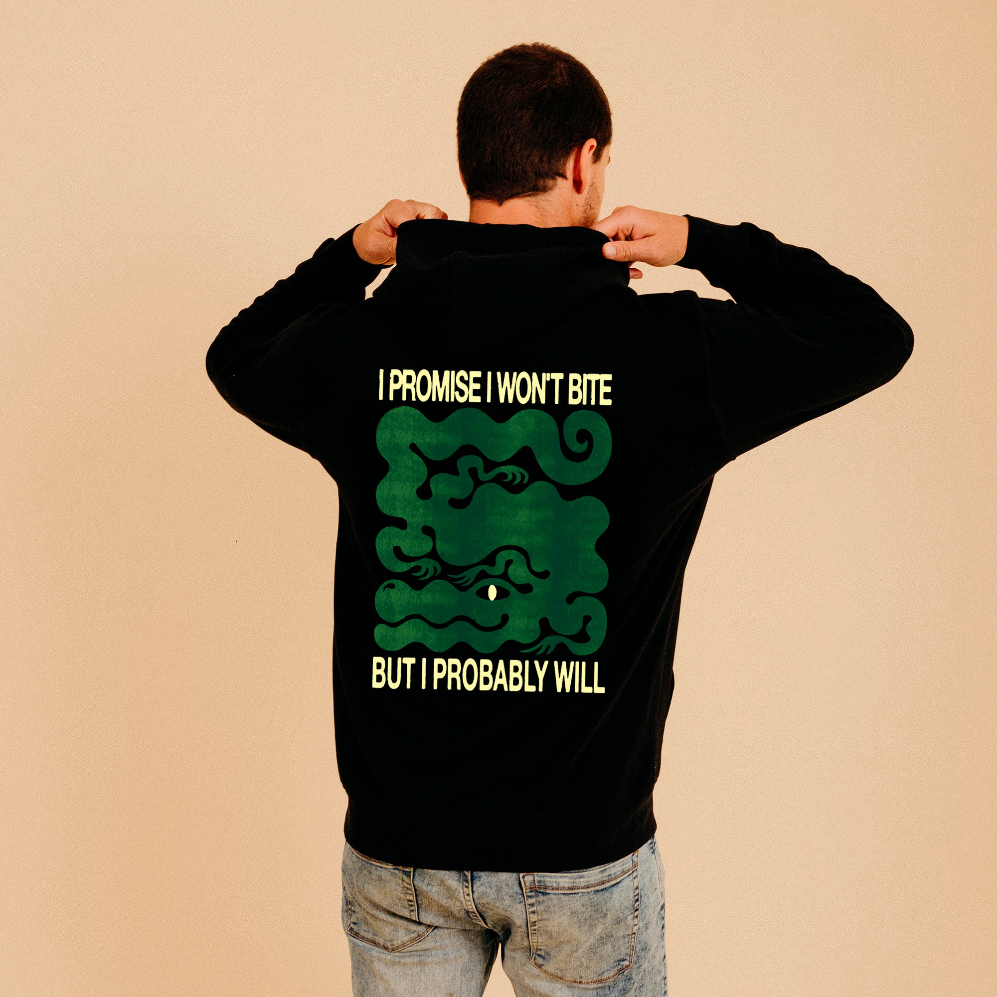 I Won't Bite Hoodie - Image 4