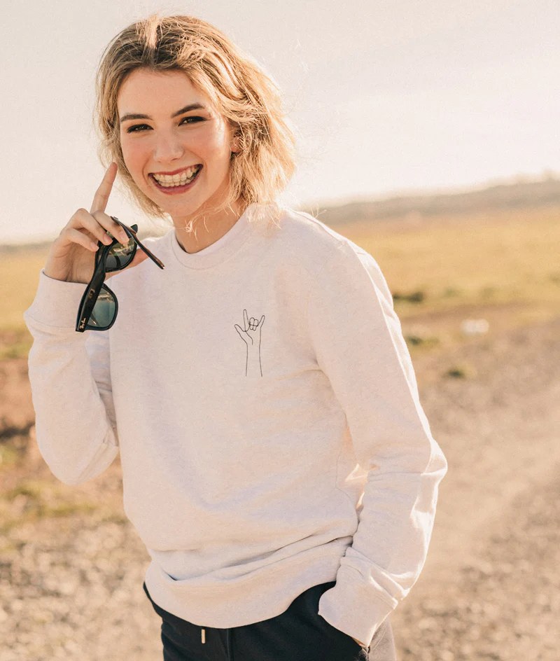 Love Hand Sweatshirt - Image 6