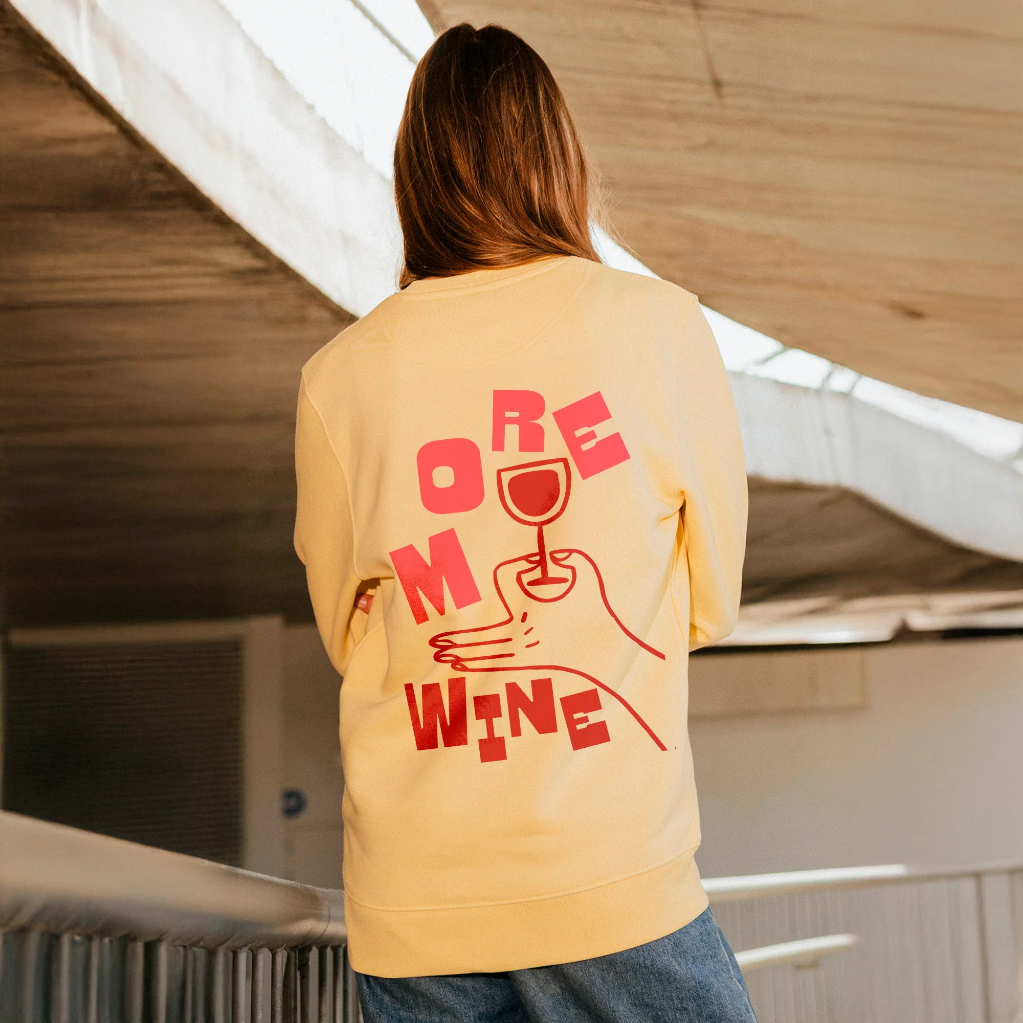 More Wine Sweatshirt - Image 5