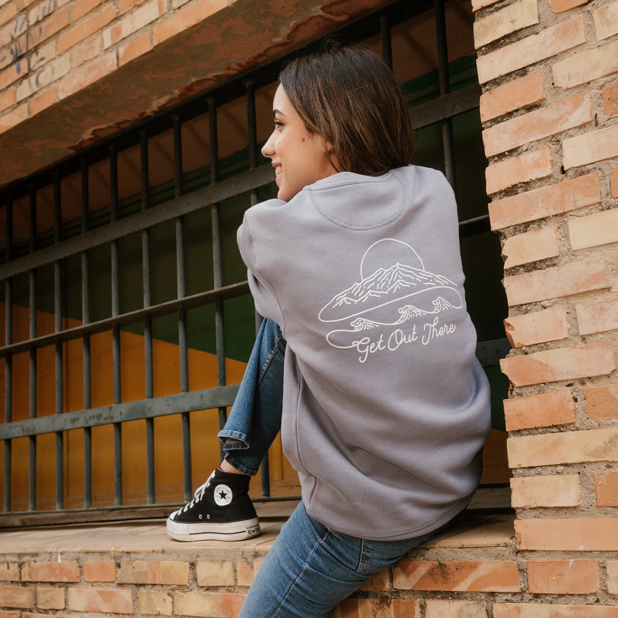 Mountains And Waves Sweatshirt - Image 5