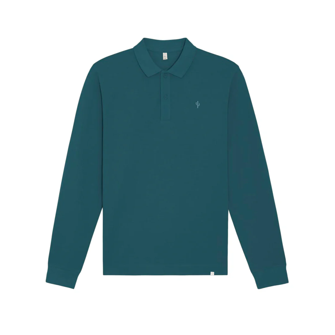 Long Sleeve Polo Cactus - Image 3