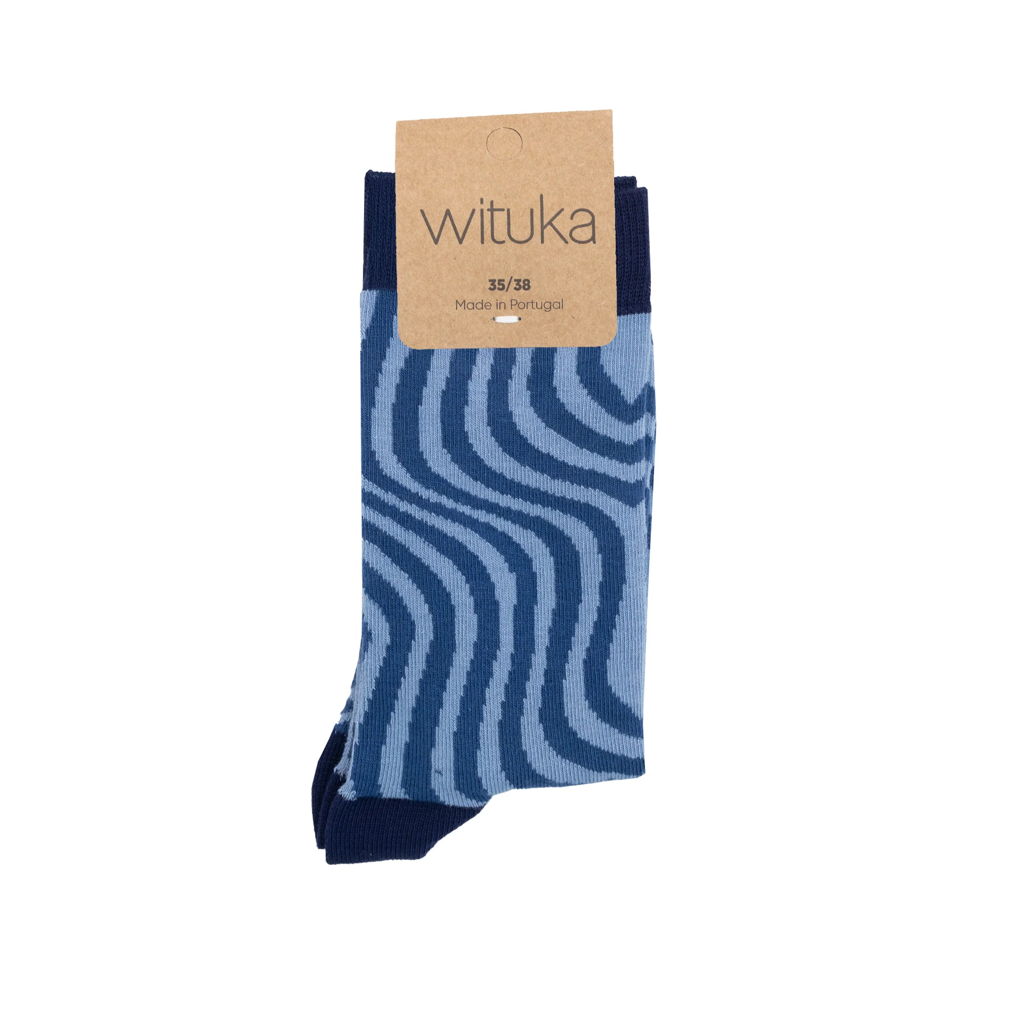 Socks Blue Swirl - Image 3