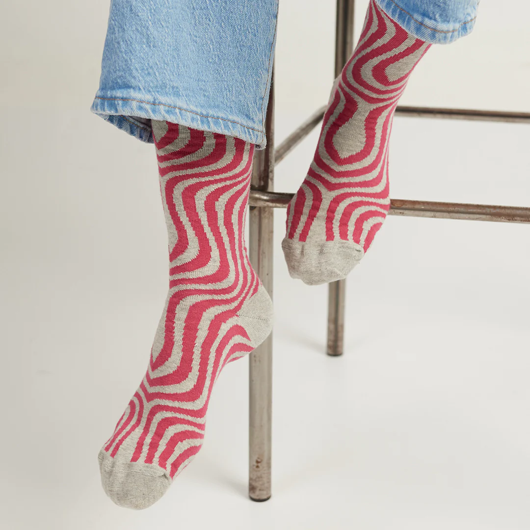 Socks Raspberry Swirl - Image 4